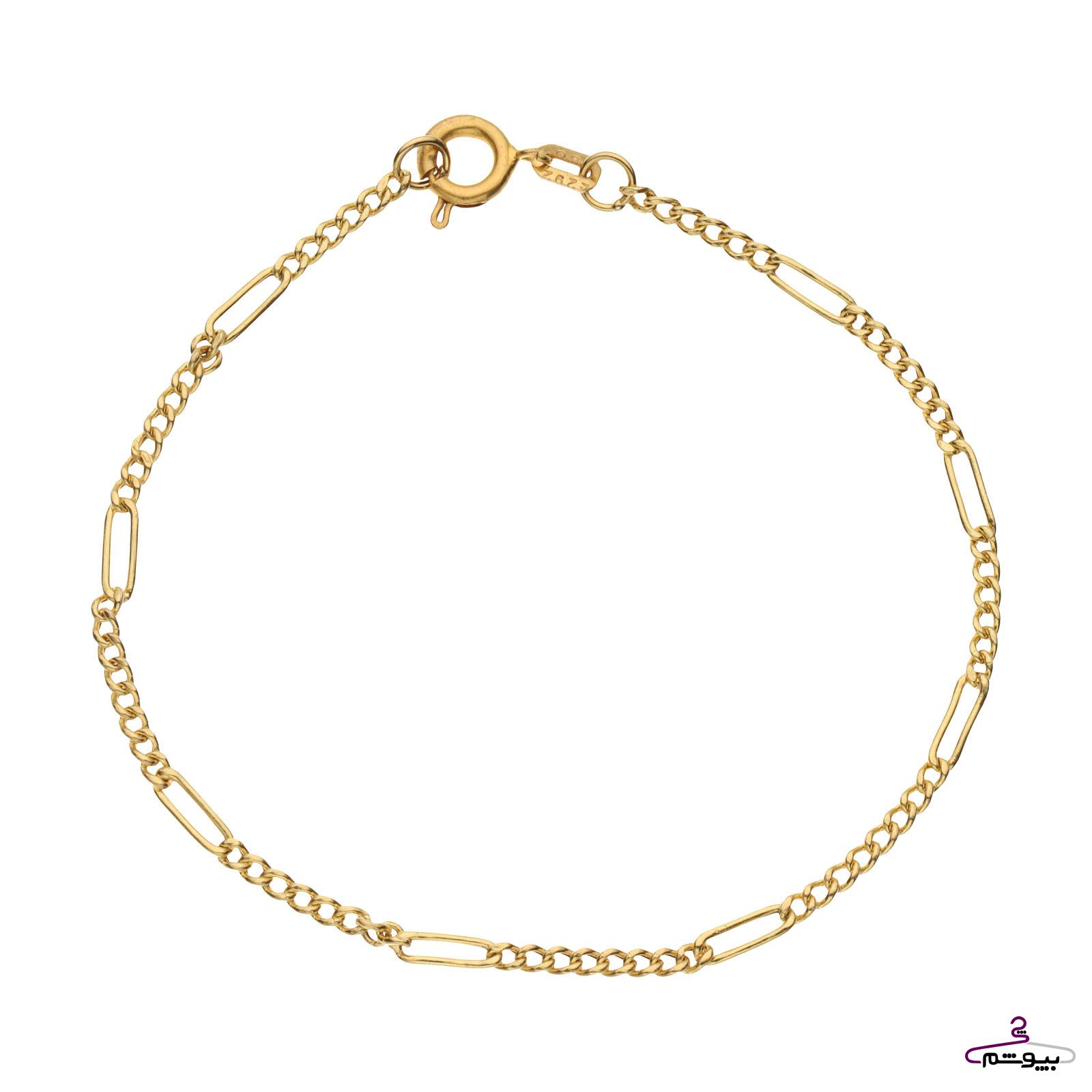 دستبند طلا 18 عیار زنانه مایا ماهک مدل MB1385